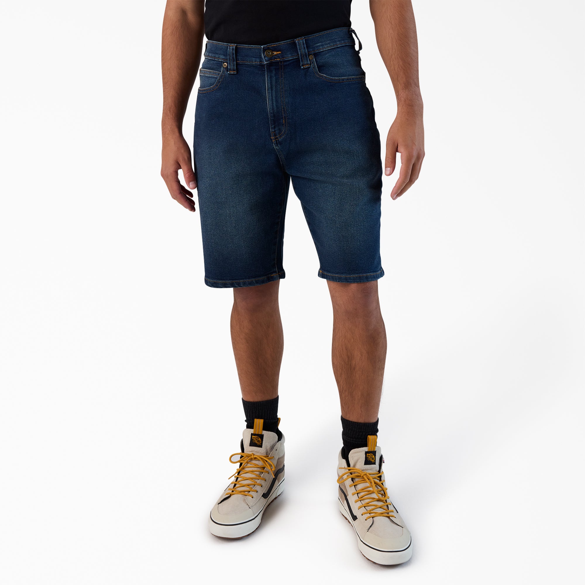 FLEX 5-Pocket Denim Shorts, 11"