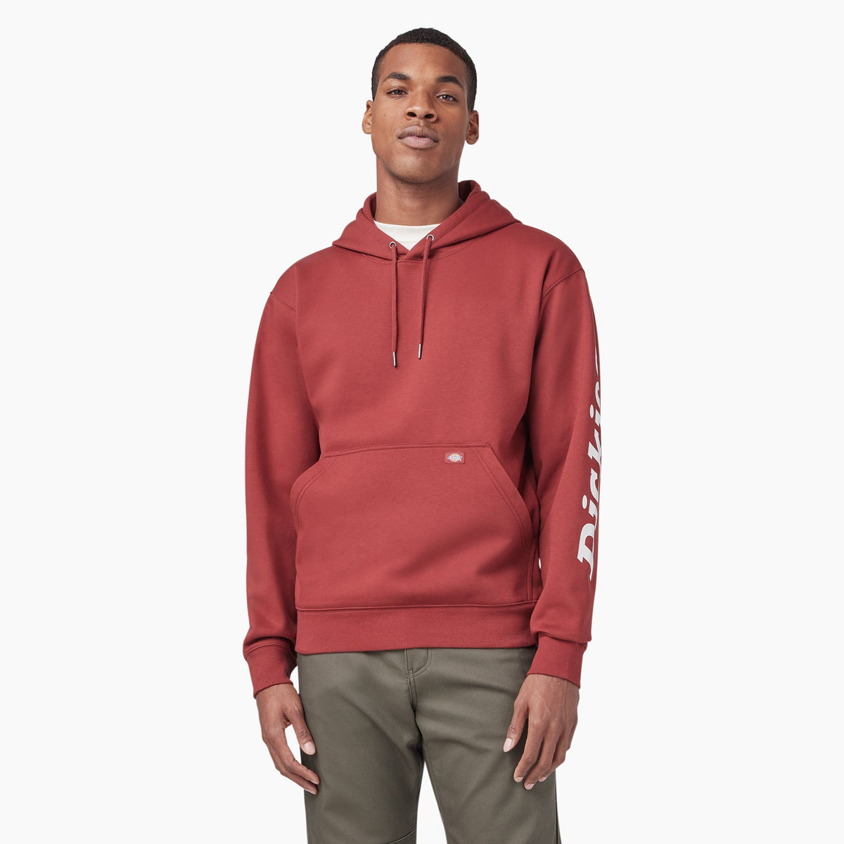 Water Repellent Sleeve Logo Hoodie